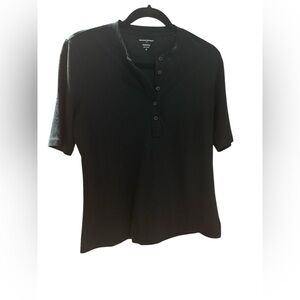 Banana Republic Black Button Down Shirt